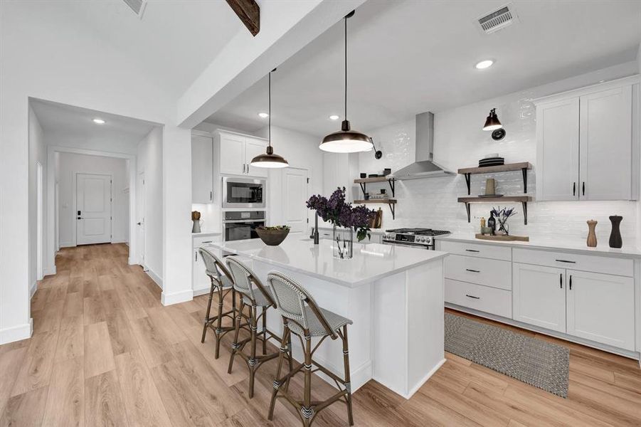 Furnished interior view inside a new home in Heritage Ranch, Sherman (Image 28). Furnished interior view inside a new home in Heritage Ranch, Sherman (Image 28).