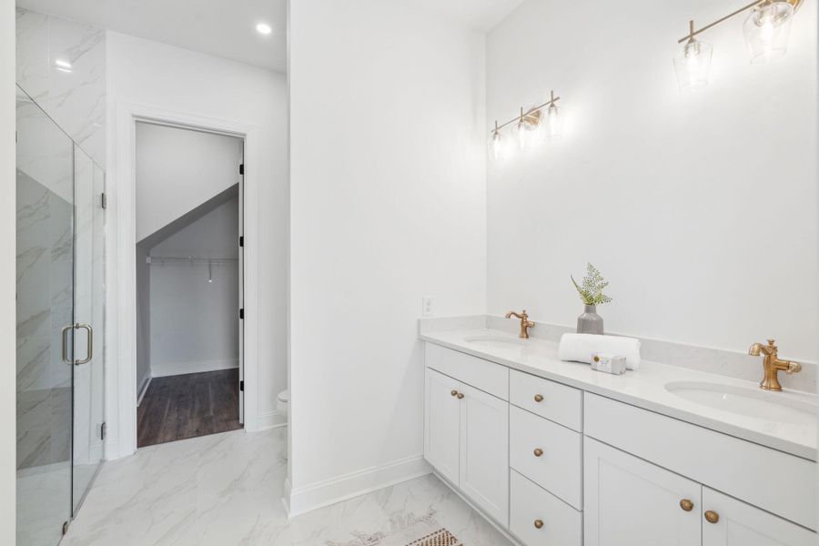 Furnished interior view inside a new home in The Domus Collection at Midtown Nexton, Summerville (Image 10).