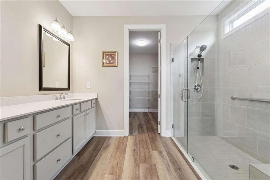 Furnished interior view inside a new home in , Hoschton (Image 7). Furnished interior view inside a new home in , Hoschton (Image 7).