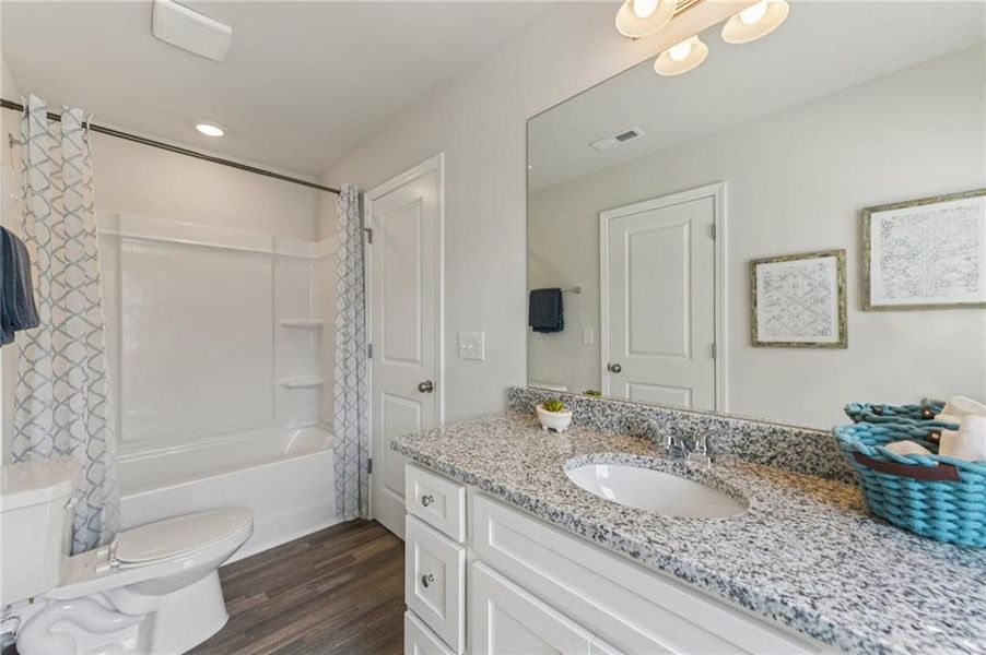 Furnished interior view inside a new home in The Hills at Cedar Creek, Winder (Image 29).