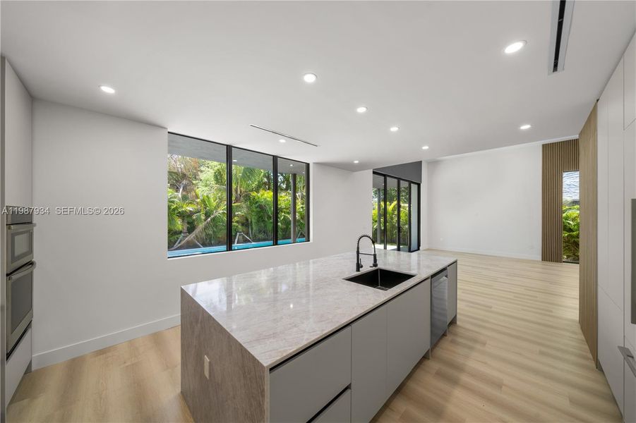 Furnished interior view inside a new home in , Miami (Image 13).