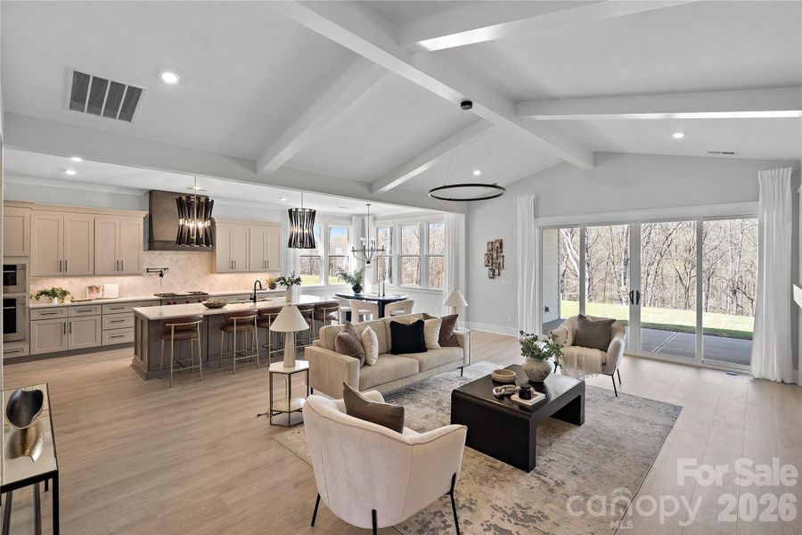 Furnished interior view inside a new home in Bluffs at Wesley Chapel, Wesley Chapel (Image 9).