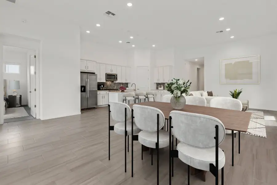 Furnished interior view inside a new home in Saguaro Reserve II, Marana (Image 3).