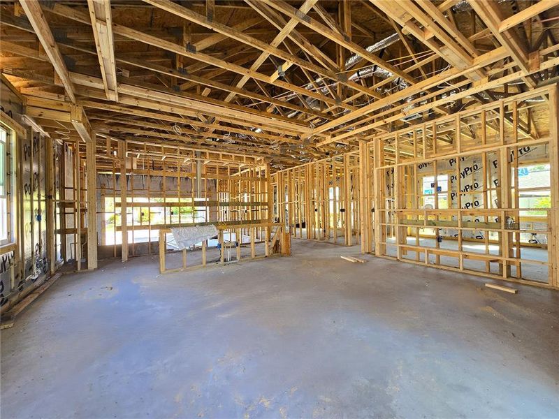 In-progress construction of a new home in , Tampa, FL (Image 37).
