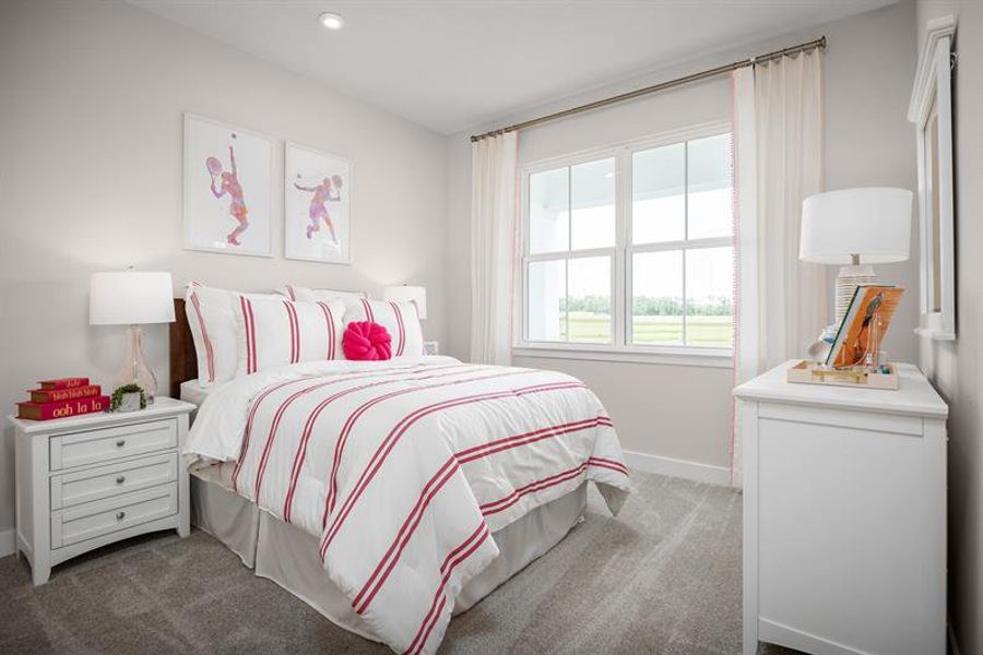 Representative furnished interior of a home built from the Kingsley by Ryan Homes in Bellaviva, Auburndale (Image 12).
