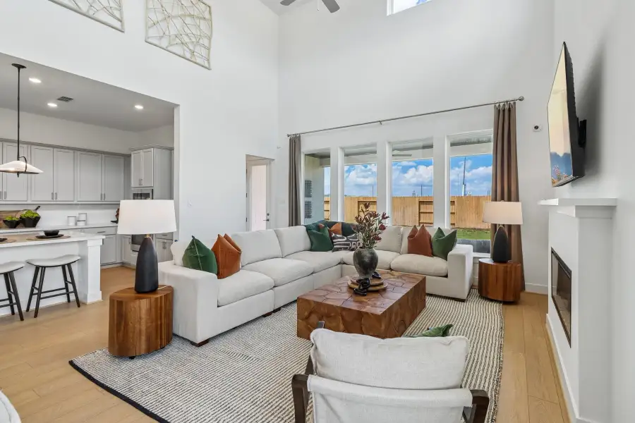 Furnished interior view inside a new home in Blue Creek Trails, Richmond (Image 3).