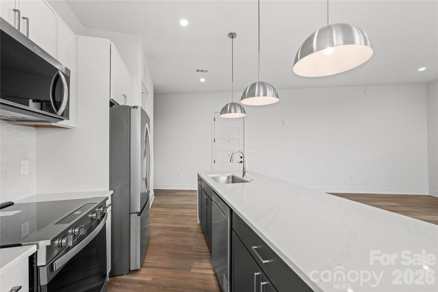 Furnished interior view inside a new home in , Asheville (Image 8).