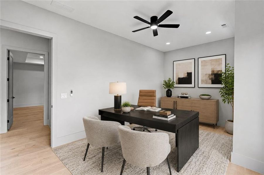 Furnished interior view inside a new home in , Lawrenceville (Image 13).