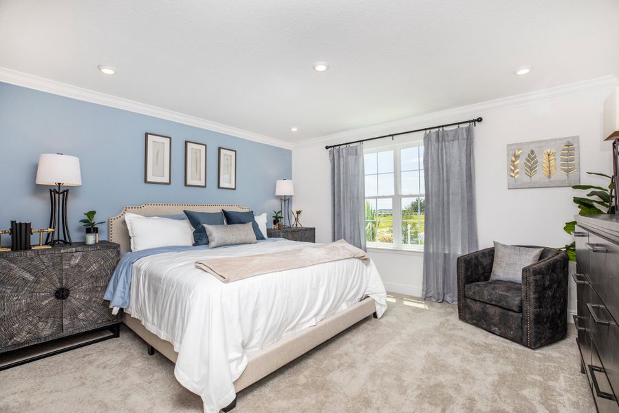 Furnished interior view inside a new home in Mirada, San Antonio (Image 35).