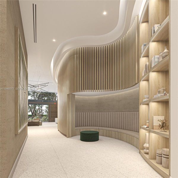 Furnished interior view inside a new home in Arbor, Miami (Image 3).