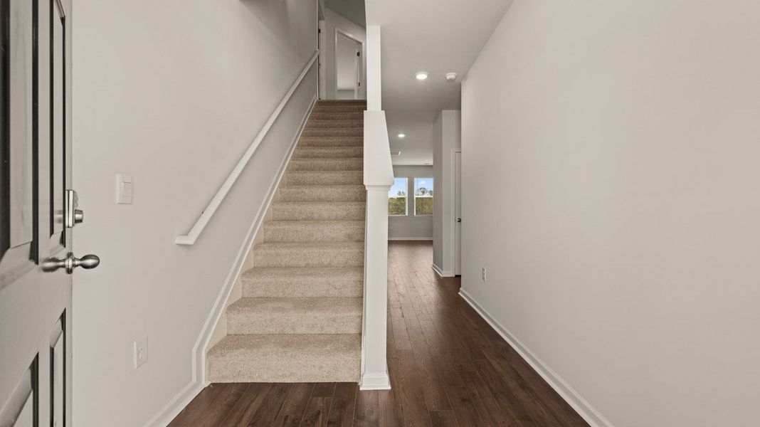 Representative unfurnished interior of a home built from the Grayson by D.R. Horton in Highland Hills, Graniteville (Image 30).