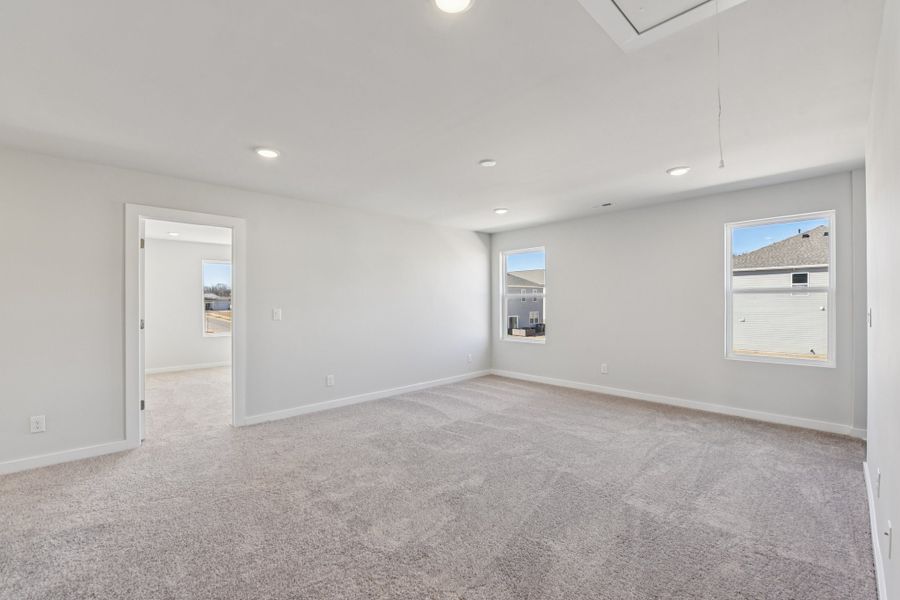 A room with white walls.