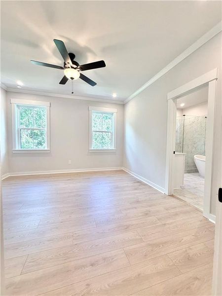 Spacious, unfurnished interior of a new home in The Groves at Myrtle, Roswell (Image 16).