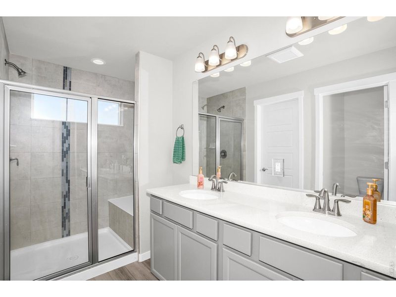 Furnished interior view inside a new home in Hidden Valley – Clover Collection, Severance (Image 13).