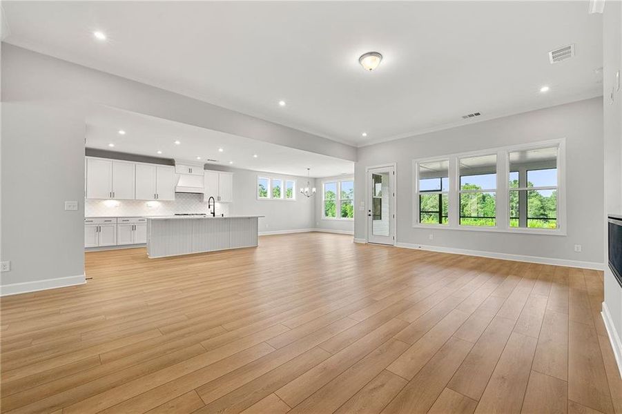 Spacious, unfurnished interior of a new home in Cresswind Georgia at Twin Lakes, Hoschton (Image 21). Spacious, unfurnished interior of a new home in Cresswind Georgia at Twin Lakes, Hoschton (Image 21).