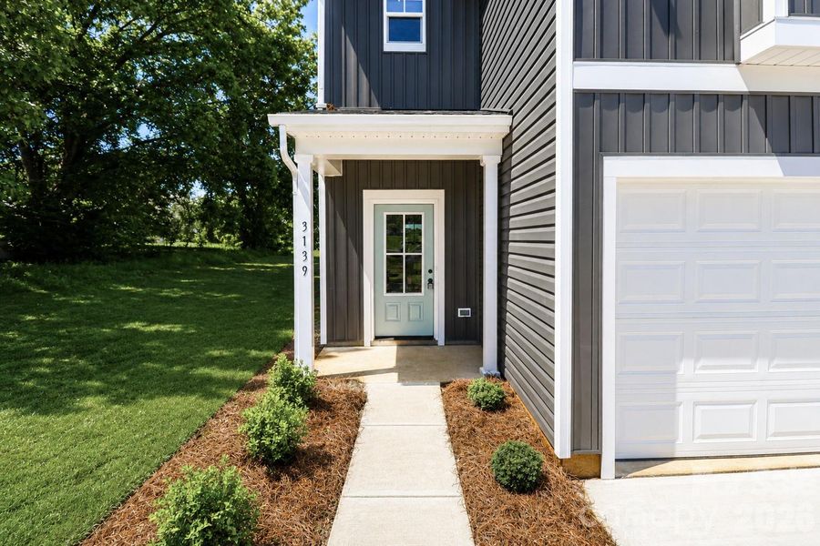 Exterior details and patio area of a home in , Statesville (Image 3).