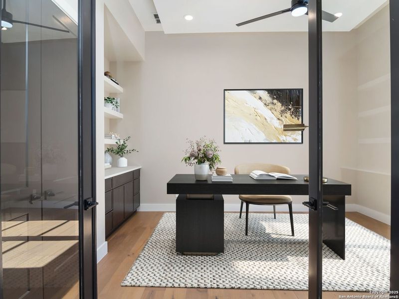 Furnished interior view inside a new home in , Boerne (Image 15).