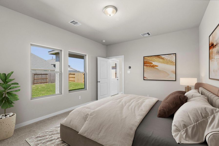 Furnished interior view inside a new home in Windrose Green, Angleton (Image 8).