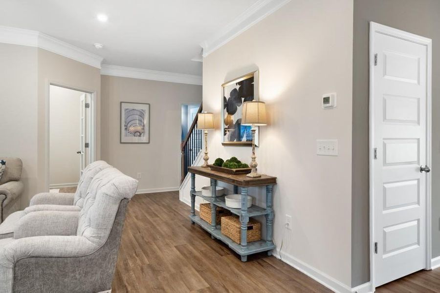 Furnished interior view inside a new home in Jones Ridge, Dallas (Image 10).