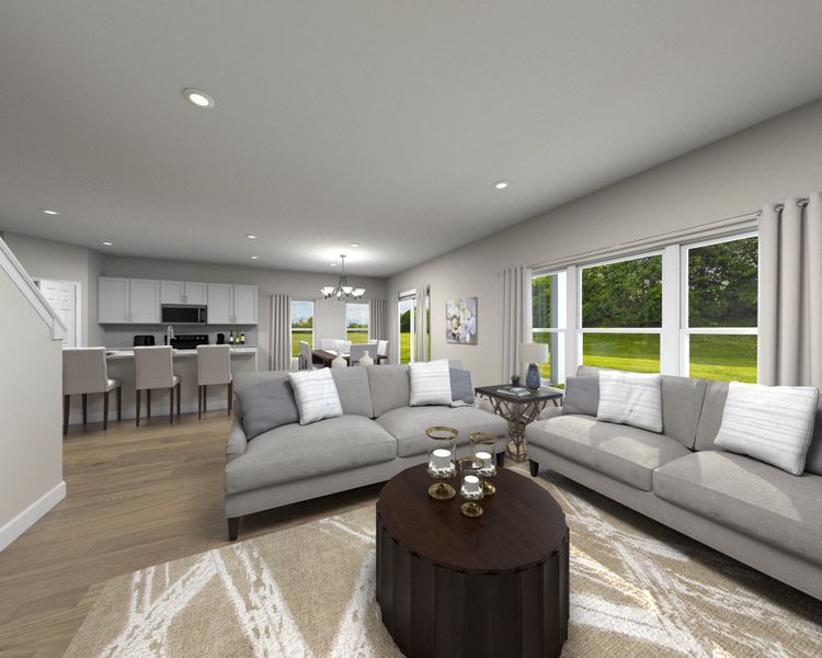 Furnished interior view inside a new home in Cyrene at Minneola, Minneola (Image 4).