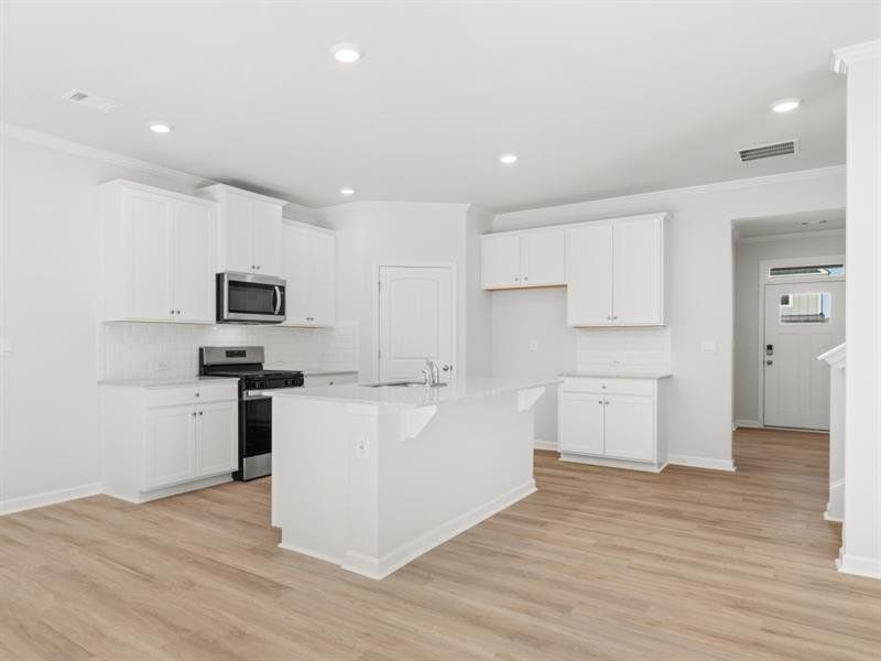 Furnished interior view inside a new home in Hamptons at Riverwood South, Dallas (Image 5).