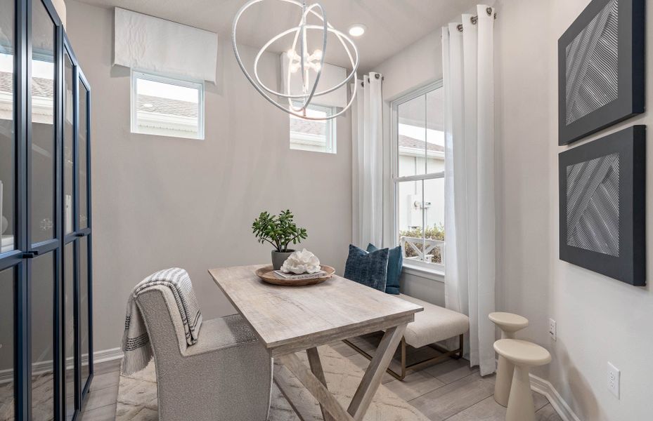 Furnished interior view inside a new home in Del Webb Sunbridge, St. Cloud (Image 55).