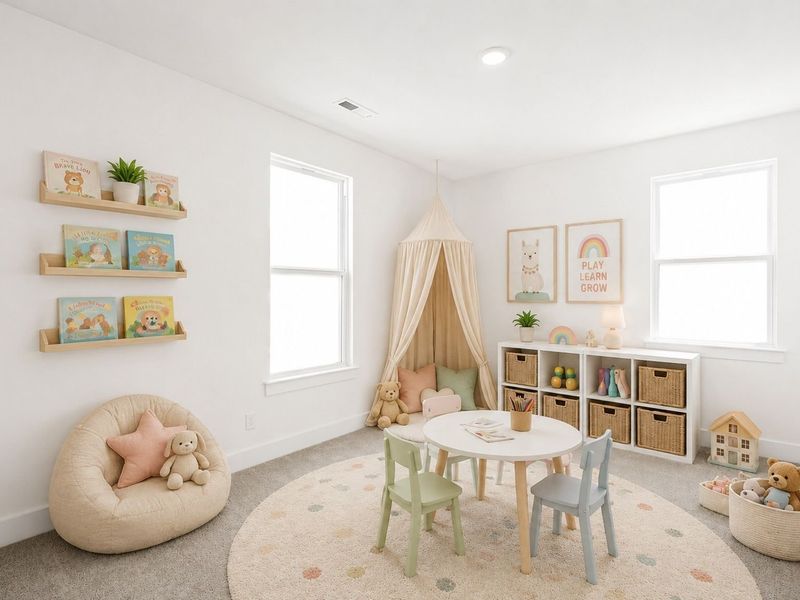 Furnished interior view inside a new home in Woods Crossing, Gallatin (Image 6).