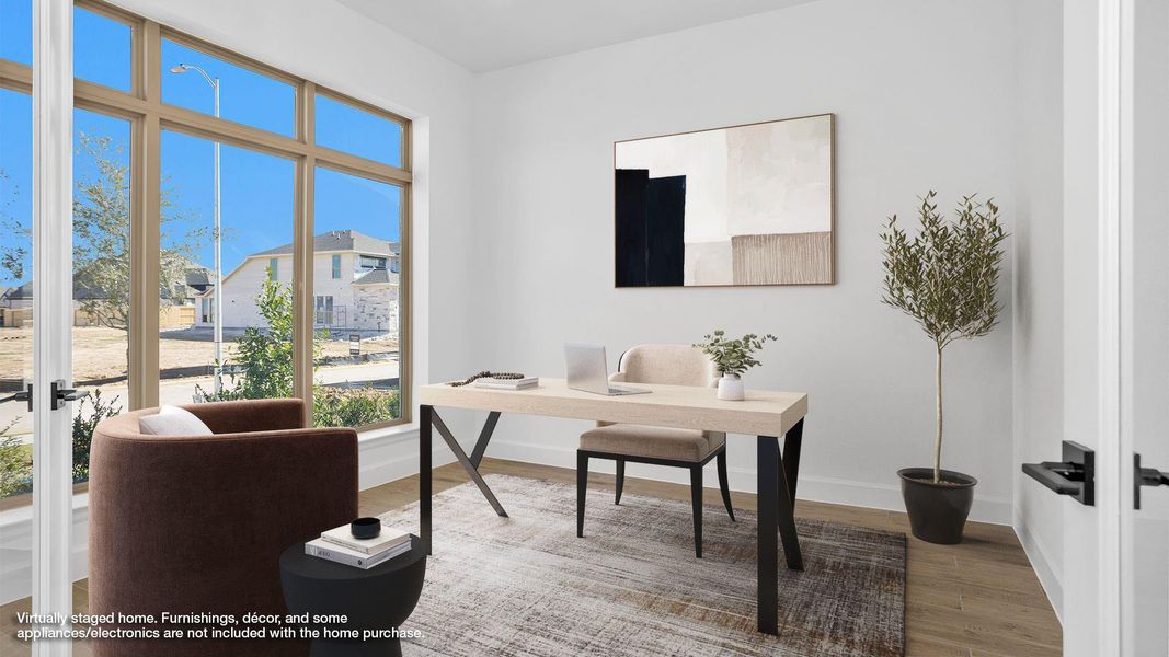 Furnished interior view inside a new home in Jordan Ranch, Fulshear (Image 10).