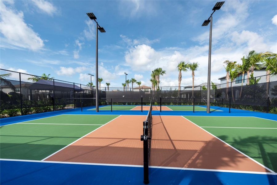 Pickleball courts