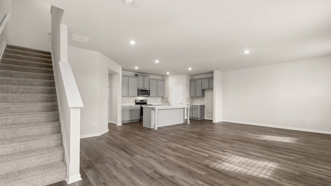 Spacious, unfurnished interior of a new home in Brookland Commons, Monroe (Image 10).