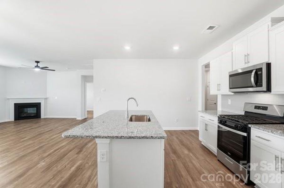 Furnished interior view inside a new home in Secrest Commons, Monroe (Image 12).