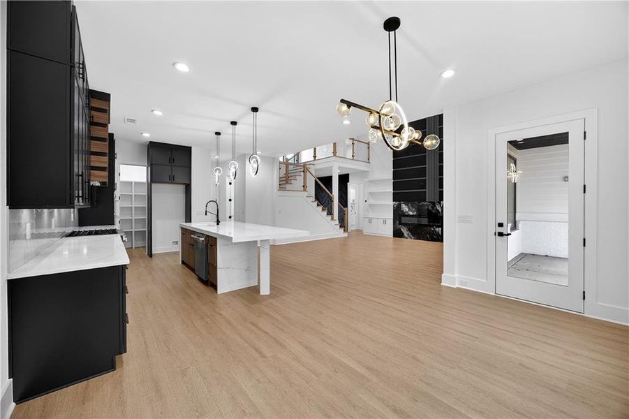 Furnished interior view inside a new home in , Auburn (Image 8).