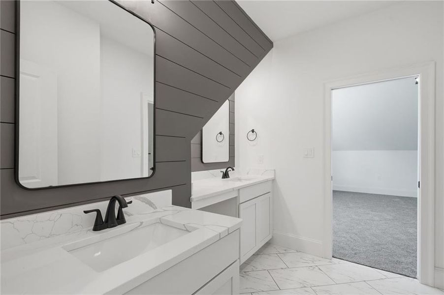 Furnished interior view inside a new home in , Buford (Image 9).