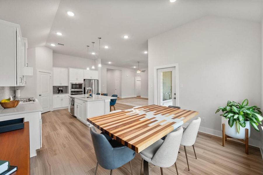 Furnished interior view inside a new home in Inspiration Collection at Bridgewater, Midlothian (Image 32).