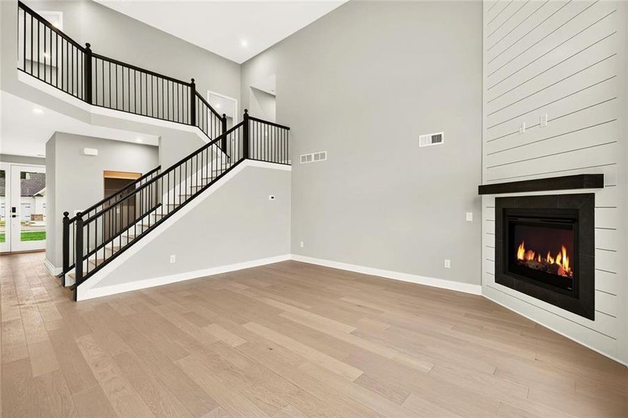 Spacious, unfurnished interior of a new home in Hidden Fields, Hoschton (Image 27). Spacious, unfurnished interior of a new home in Hidden Fields, Hoschton (Image 27).
