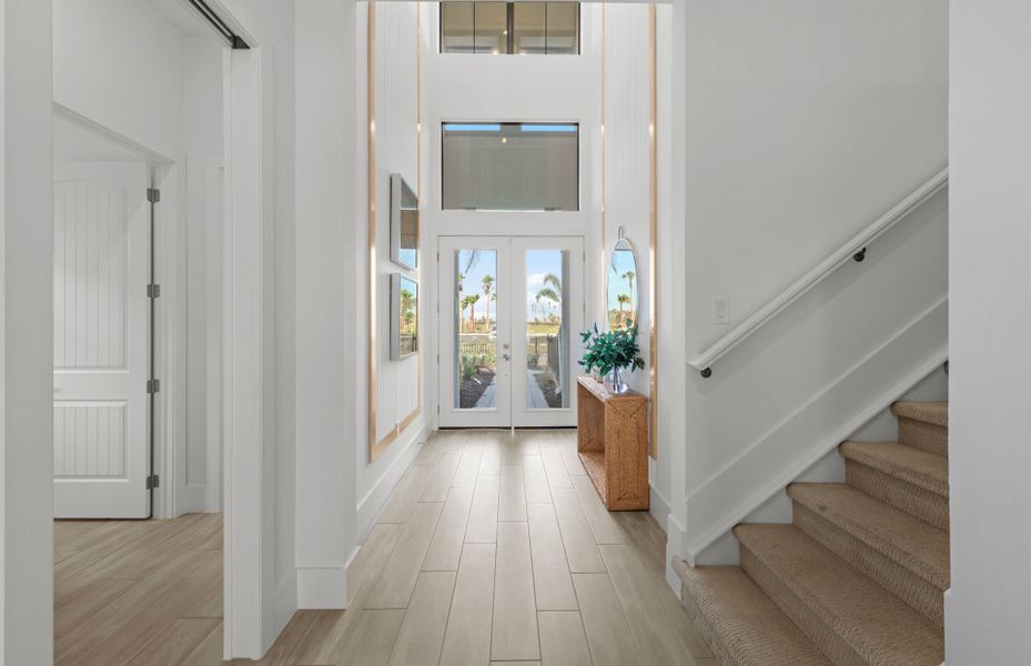 Welcoming foyer into this new construction home Welcoming foyer into this new construction home