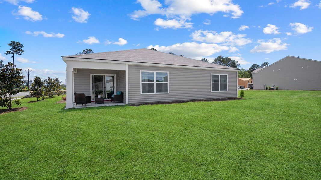 Representative exterior details of a home built from the Kery by D.R. Horton in The Pines at New Hampstead, Savannah (Image 4).