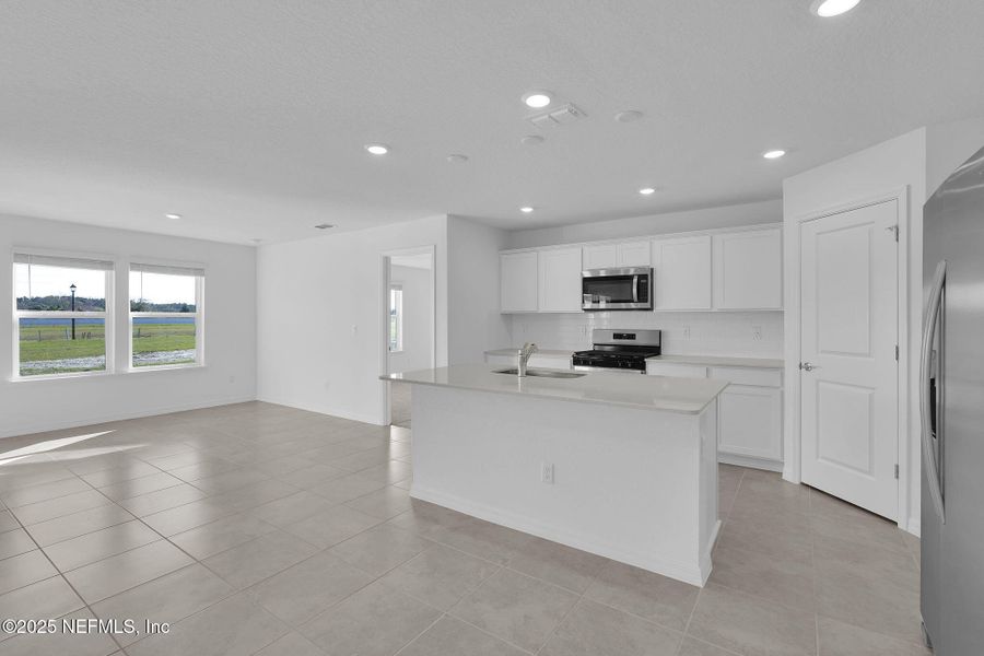 Furnished interior view inside a new home in Wells Landing, Jacksonville (Image 12). Furnished interior view inside a new home in Wells Landing, Jacksonville (Image 12).
