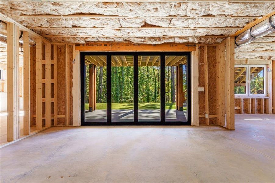 In-progress construction of a new home in , Cumming, GA (Image 119).