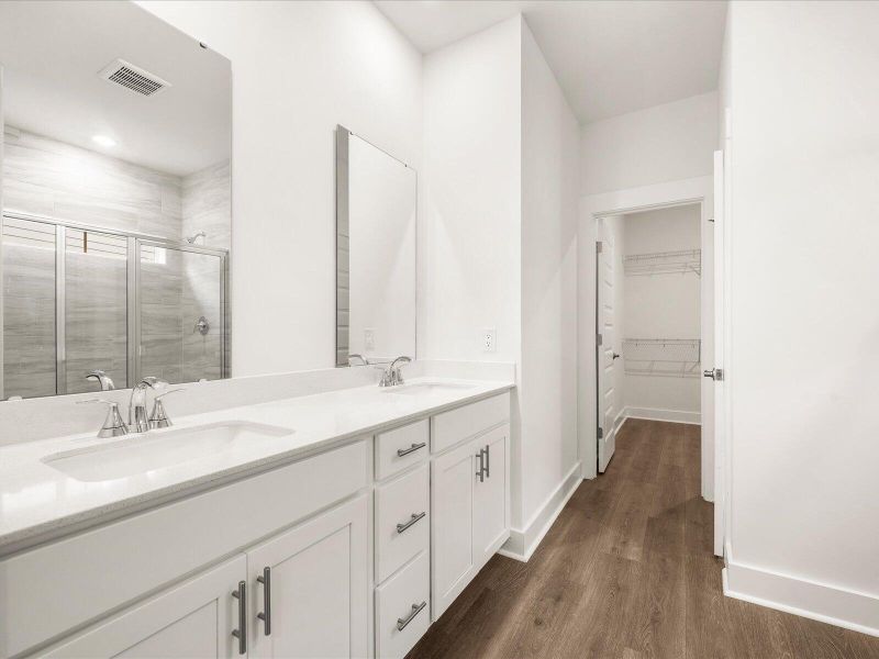 Furnished interior view inside a new home in The Coves at Lakes of Cane Bay, Summerville (Image 6). Furnished interior view inside a new home in The Coves at Lakes of Cane Bay, Summerville (Image 6).
