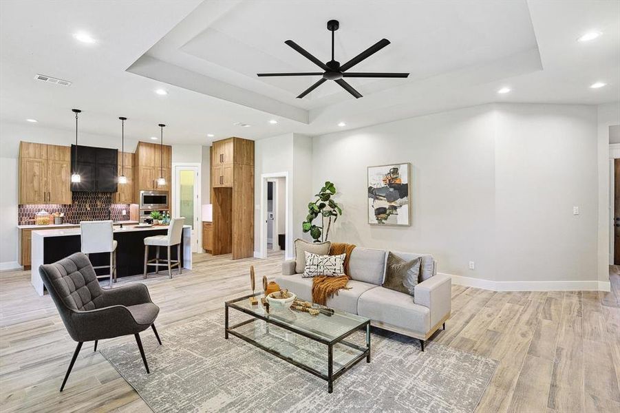 Furnished interior view inside a new home in , Weatherford (Image 10). Furnished interior view inside a new home in , Weatherford (Image 10).