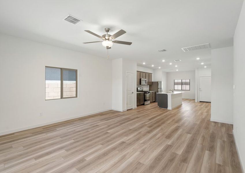 This spacious, open-concept floor plan makes entertaining easy.