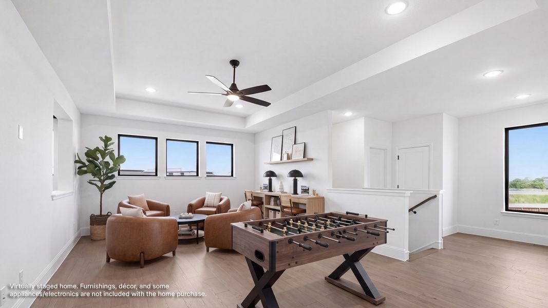 Furnished interior view inside a new home in Star Trail, Prosper (Image 13).