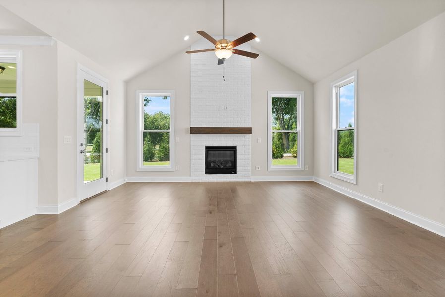 Representative unfurnished interior of a home built from the The Blaylock by The Providence Group in Promenade at Sawnee Village, Cumming (Image 24).