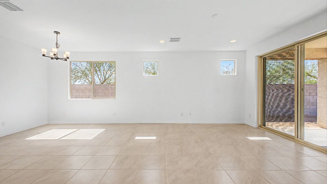Furnished interior view inside a new home in Castillo at Anderson Parc, Buckeye (Image 8).