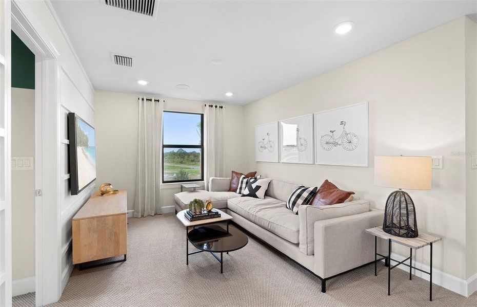 Furnished interior view inside a new home in Talon Preserve on Palmer Ranch, Nokomis (Image 13).