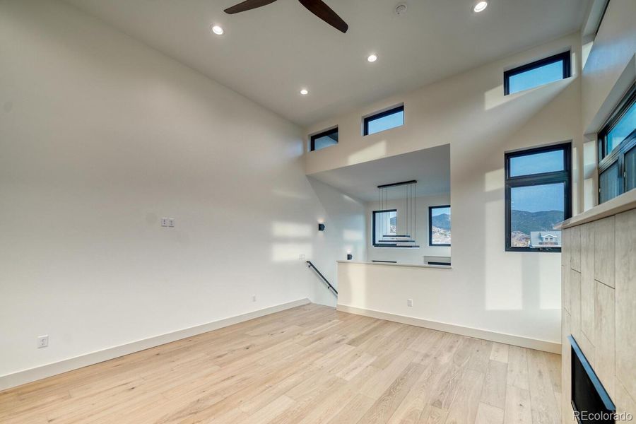 Living Room - 16 ft ceilings