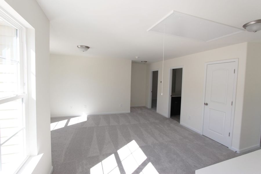 Representative unfurnished interior of a home built from the Southport by Keystone Homes NC in The Wilcox, Greensboro (Image 24).