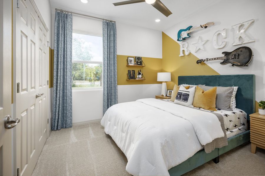 Representative furnished interior of a home built from the Miles by Risewell Homes in Trinity Gardens, Deland (Image 10).