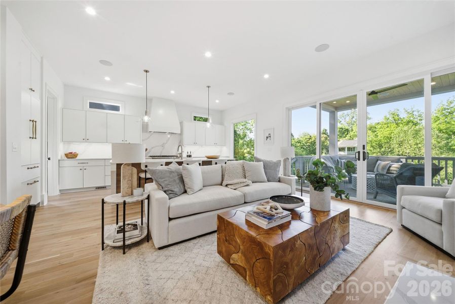 Furnished interior view inside a new home in , Charlotte (Image 11).